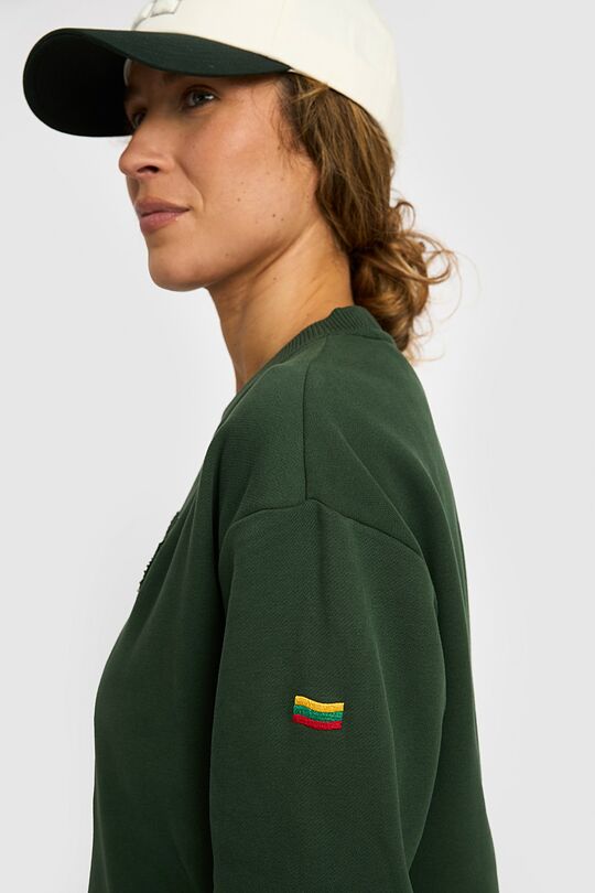 National collection crewneck sweatshirt 3 | GREEN | Audimas