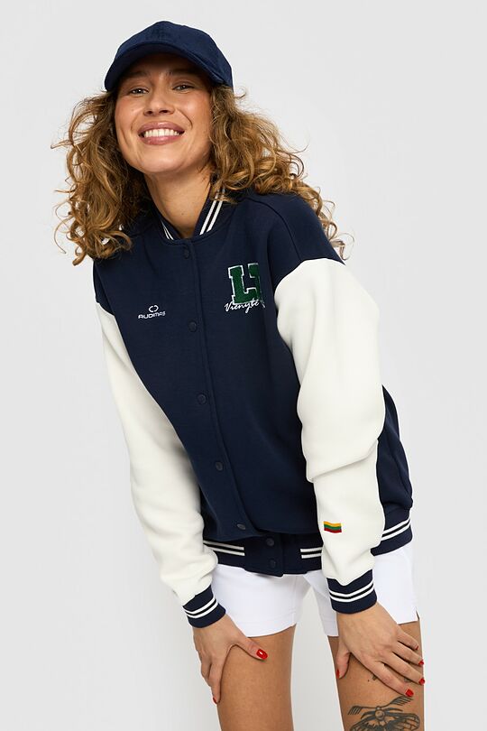 National collection bomber jacket 2 | BLUE | Audimas