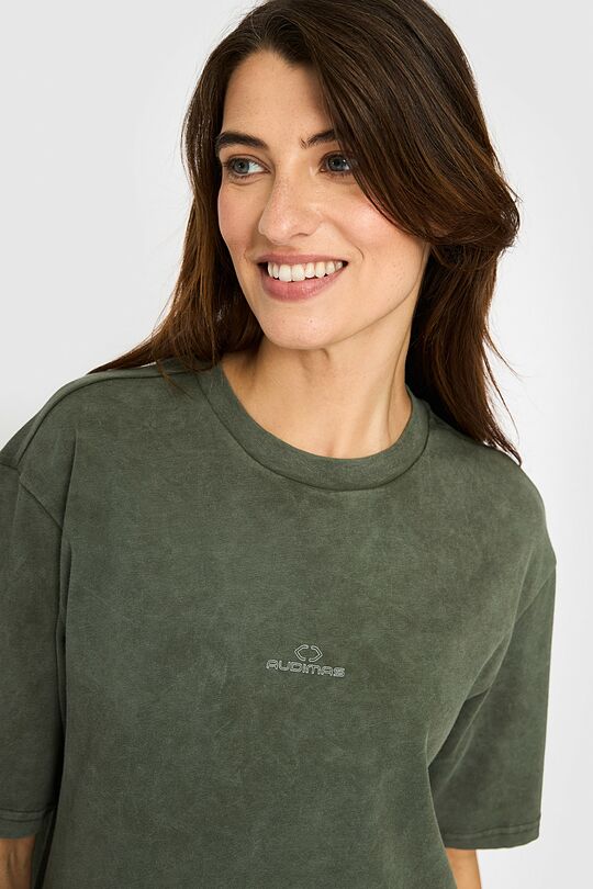 Vintage short sleeve T-shirt 5 | GREEN | Audimas