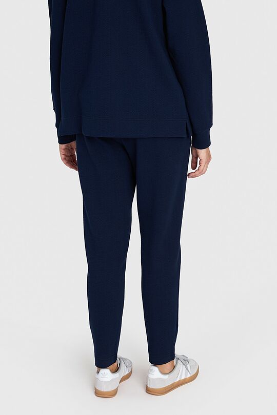 Textured tapered fit sweatpants 3 | BLUE | Audimas