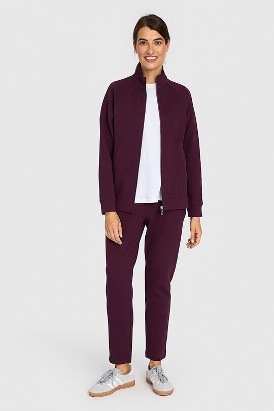 Textured tapered fit sweatpants 1 | PURPLE | Audimas