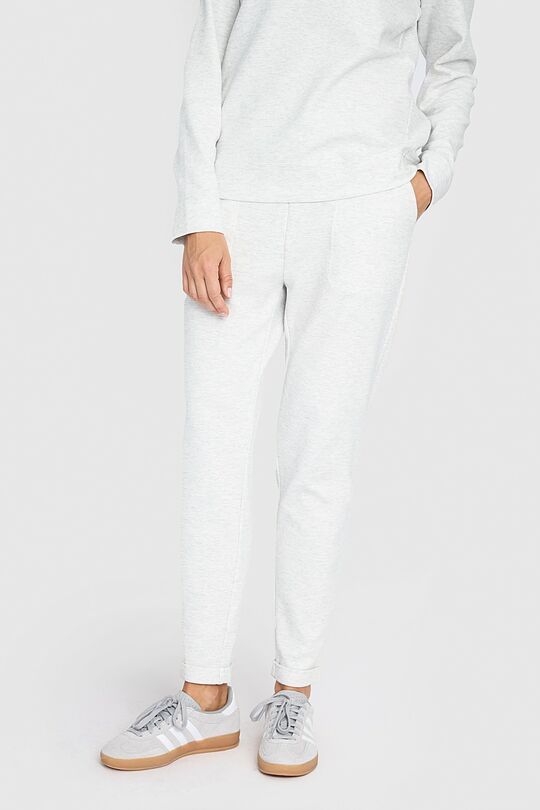 Textured cotton sweatpants 2 | GREY | Audimas
