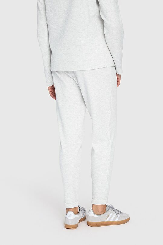 Textured cotton sweatpants 3 | GREY | Audimas