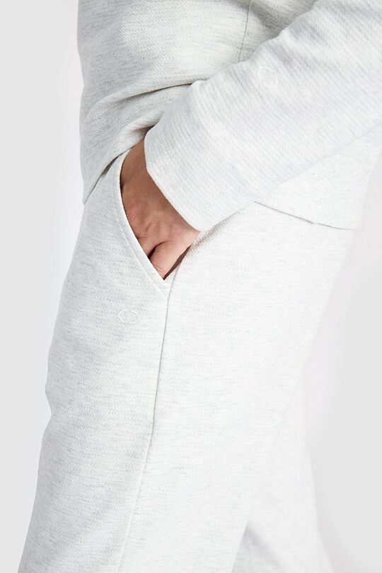 Textured cotton sweatpants 4 | GREY | Audimas