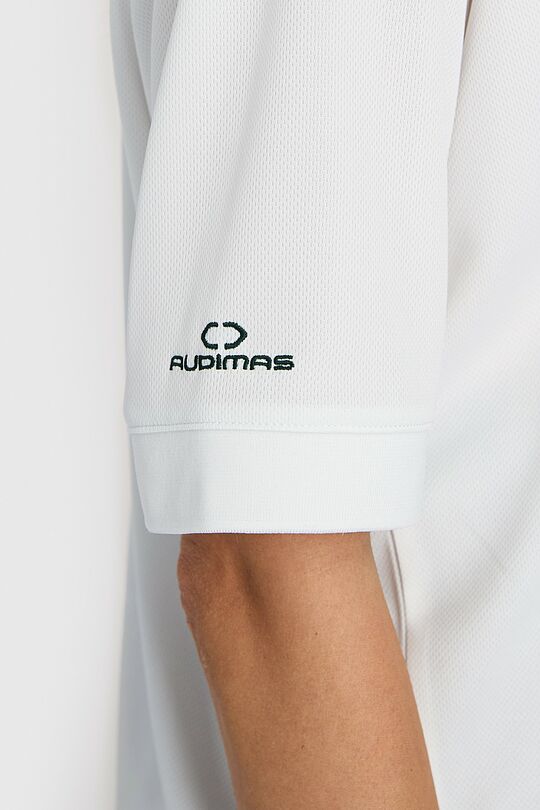 Synthetic oversized T-shirt 4 | WHITE | Audimas