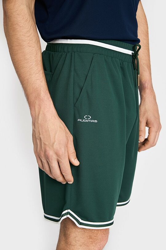 Synthetic oversized shorts 5 | GREEN | Audimas