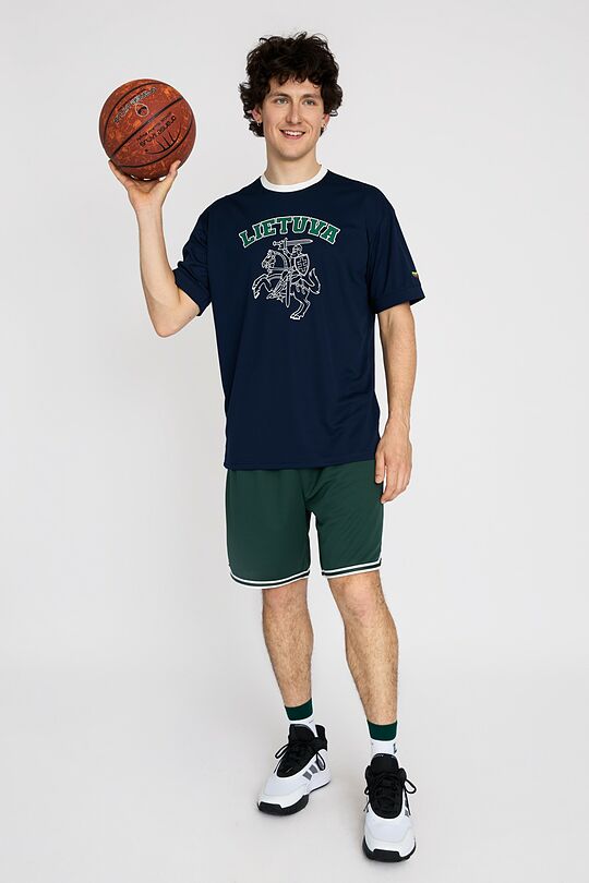 Synthetic oversized shorts 1 | GREEN | Audimas