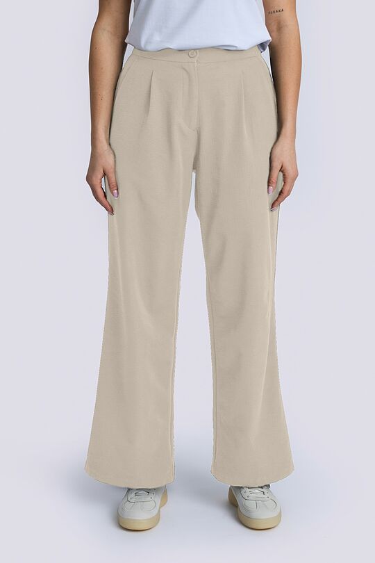 High waisted wide leg pants 2 | WHITE | Audimas