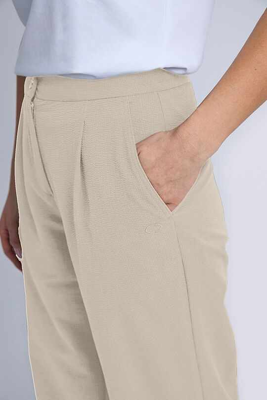 High waisted wide leg pants 4 | WHITE | Audimas
