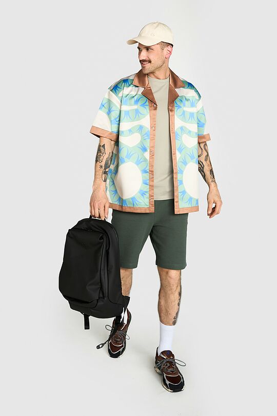 Printed oversized shirt 8 | Cream | Audimas