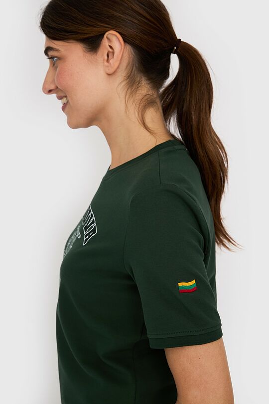 National collection printed T-shirt 4 | GREEN | Audimas