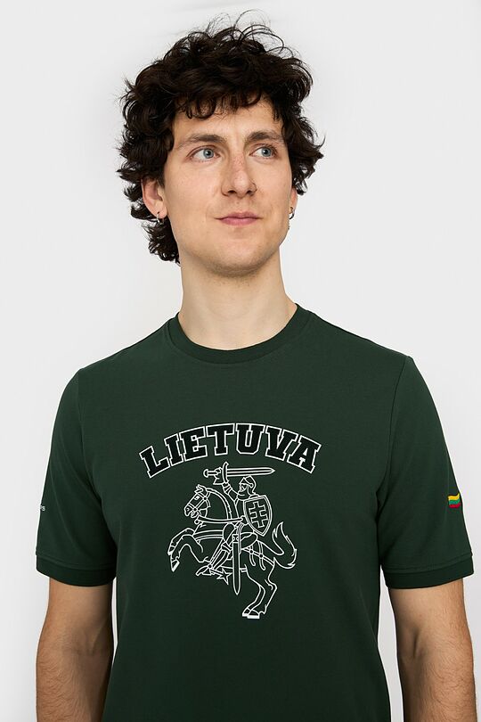 National collection printed T-shirt 5 | GREEN | Audimas