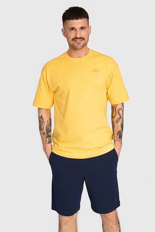 Oversized short sleeve T-shirt 2 | YELLOW | Audimas