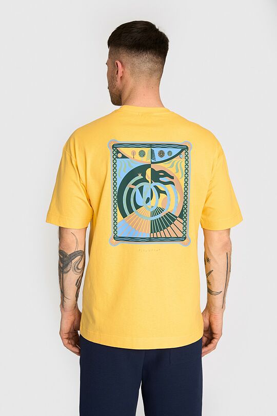 Oversized short sleeve T-shirt 5 | YELLOW | Audimas