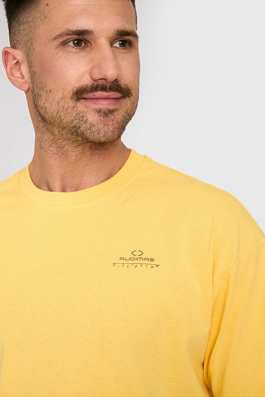 Oversized short sleeve T-shirt 4 | YELLOW | Audimas