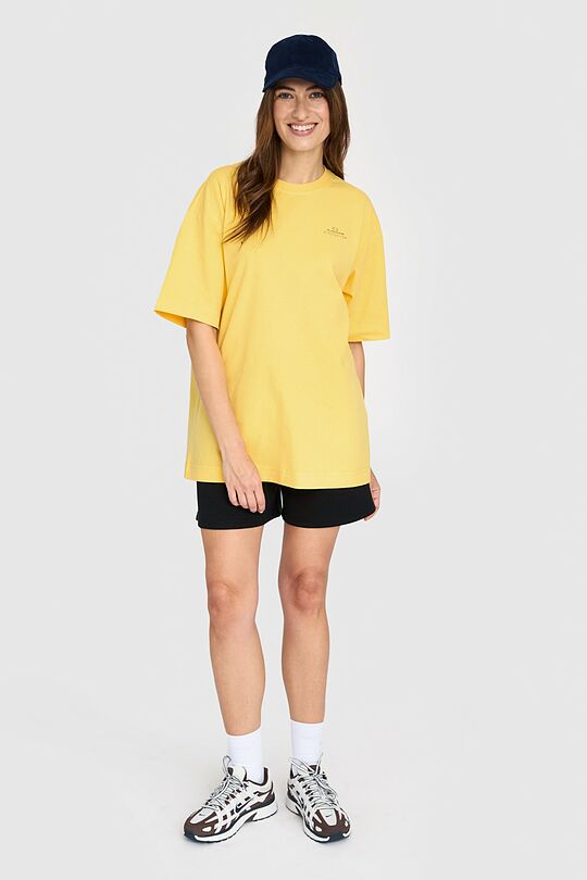 Oversized short sleeve T-shirt 7 | YELLOW | Audimas