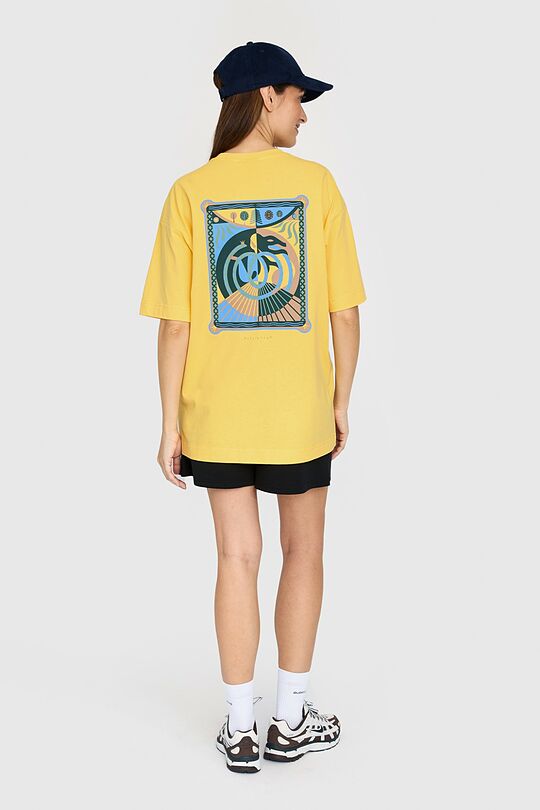 Oversized short sleeve T-shirt 6 | YELLOW | Audimas