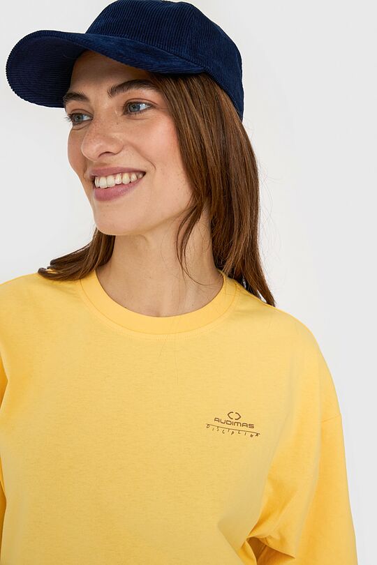 Oversized short sleeve T-shirt 3 | YELLOW | Audimas