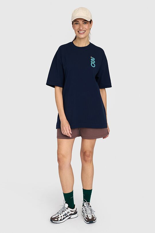 Oversized short sleeve T-shirt 9 | BLUE | Audimas
