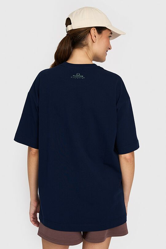 Oversized short sleeve T-shirt 5 | BLUE | Audimas
