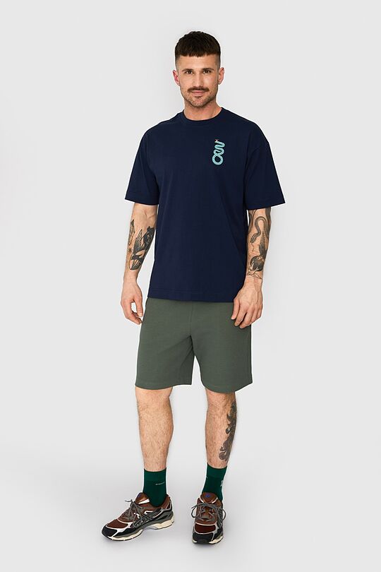 Oversized short sleeve T-shirt 10 | BLUE | Audimas
