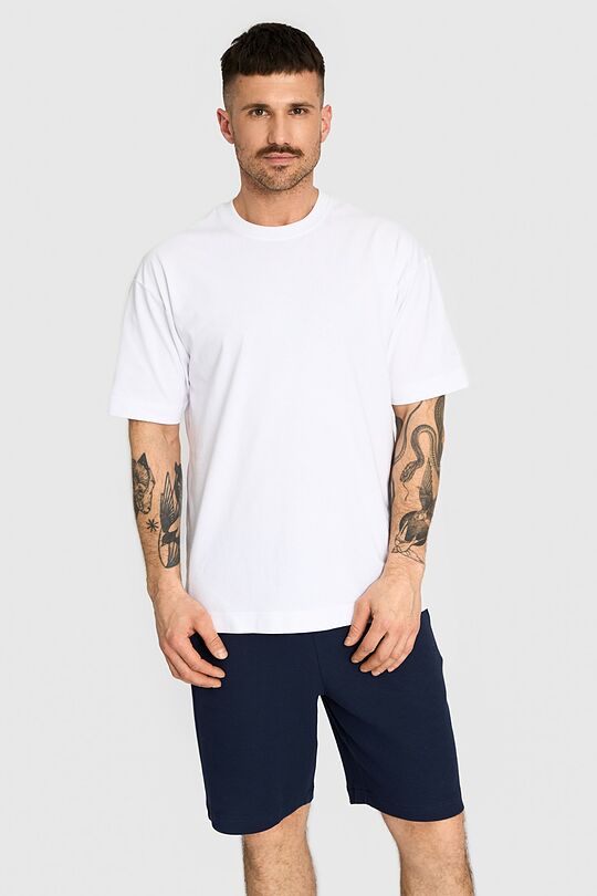 Oversized short sleeve T-shirt 3 | WHITE | Audimas