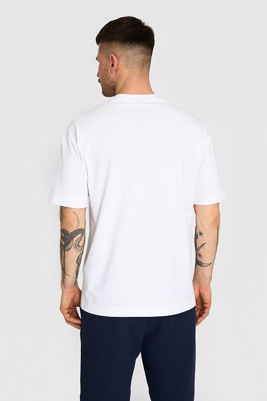 Oversized short sleeve T-shirt 5 | WHITE | Audimas