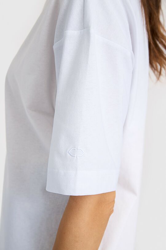 Oversized short sleeve T-shirt 6 | WHITE | Audimas