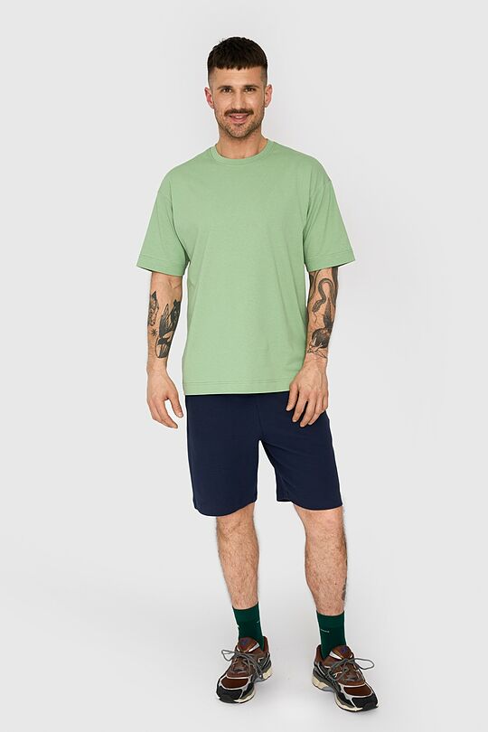 Oversized short sleeve T-shirt 8 | GREEN | Audimas