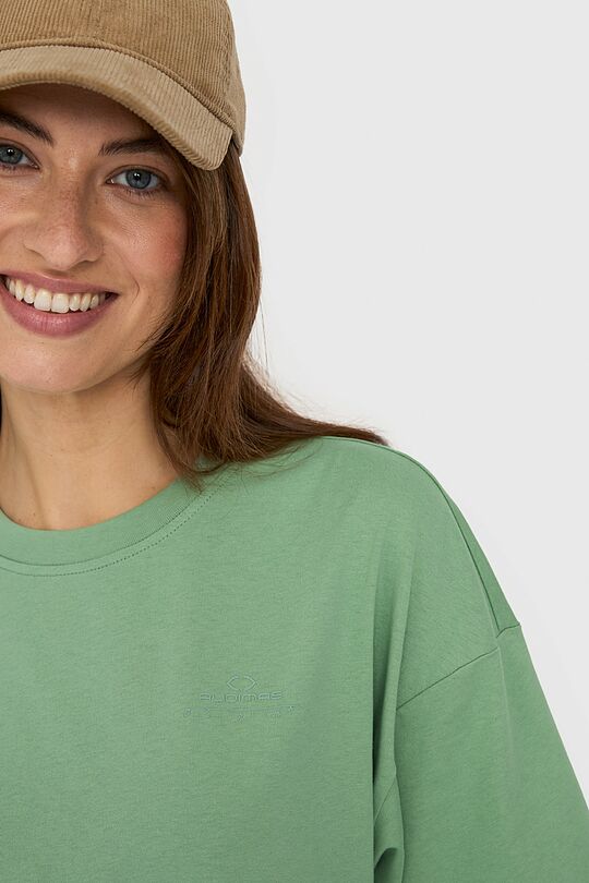 Oversized short sleeve T-shirt 7 | GREEN | Audimas