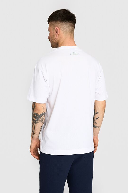 Oversized short sleeve T-shirt 4 | WHITE | Audimas