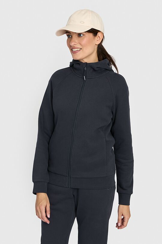 Soft full-zip cotton hoodie 1 | GREY | Audimas