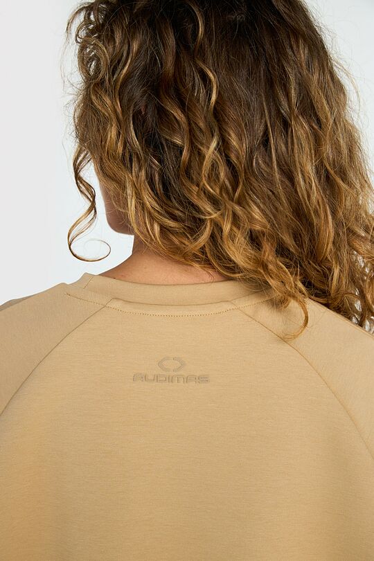 Short sleeves cotton T-shirt SUMMER OF MOVEMENT 90X90 7 | BROWN | Audimas