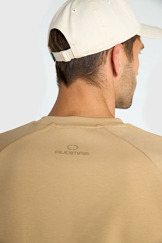 Short sleeves cotton T-shirt SUMMER OF MOVEMENT 90X90 8 | BROWN | Audimas