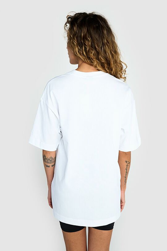 Short sleeves cotton T-shirt SUMMER OF MOVEMENT 90X90 5 | WHITE | Audimas