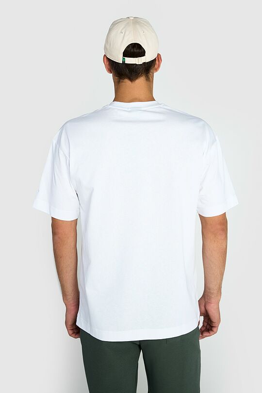 Short sleeves cotton T-shirt SUMMER OF MOVEMENT 90X90 6 | WHITE | Audimas