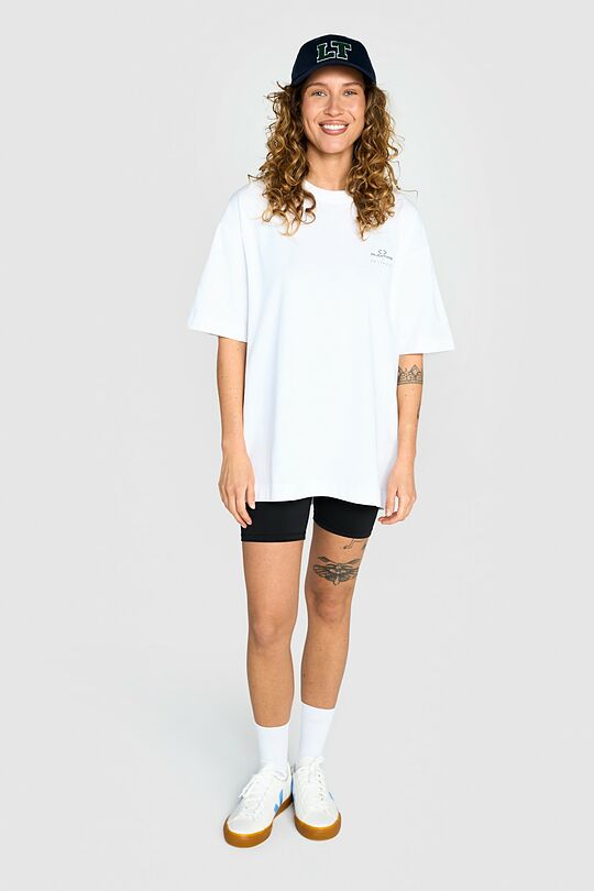 Short sleeves cotton T-shirt EGLĖ AND THE GRASS SNAKE 10 | WHITE | Audimas