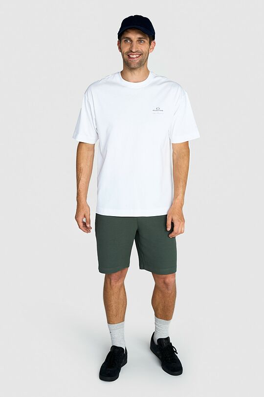 Short sleeves cotton T-shirt EGLĖ AND THE GRASS SNAKE 11 | WHITE | Audimas