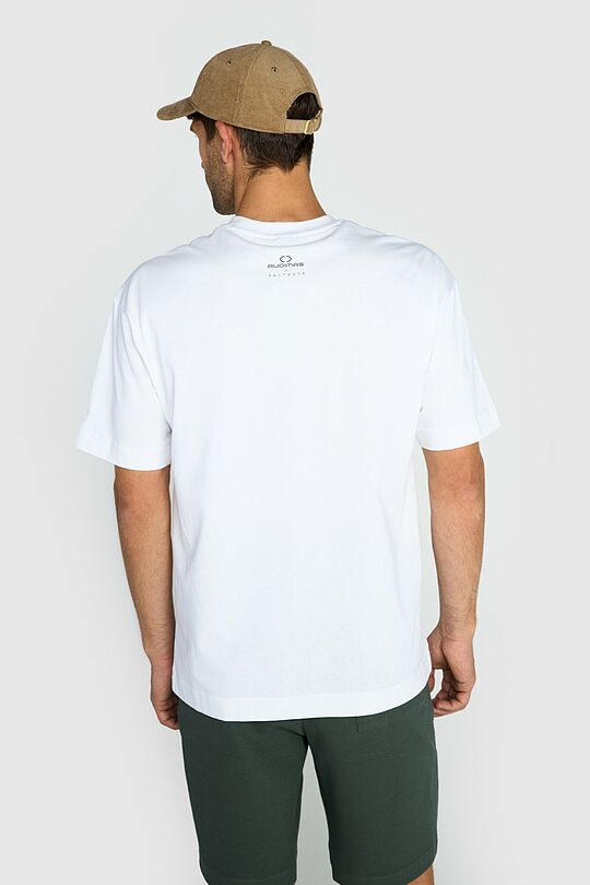 Short sleeves cotton T-shirt NATURE'S CONNECTION 4 | WHITE | Audimas