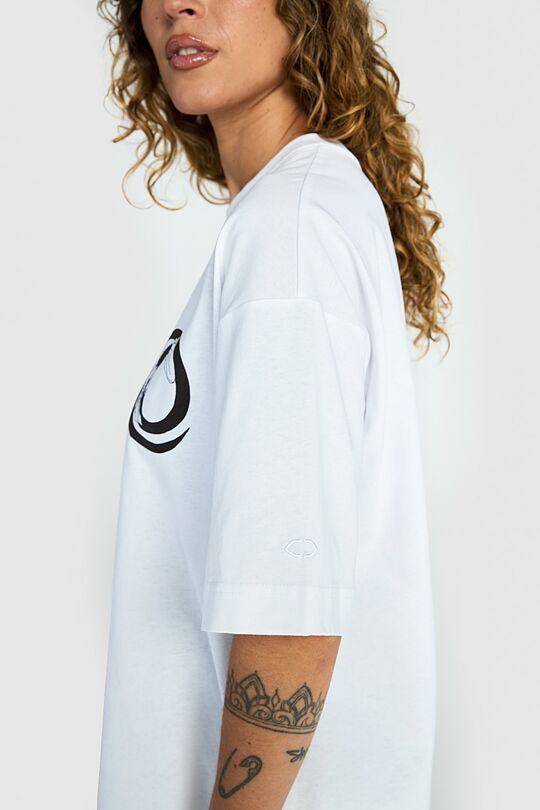 Short sleeves cotton T-shirt NATURE'S CONNECTION 10 | WHITE | Audimas