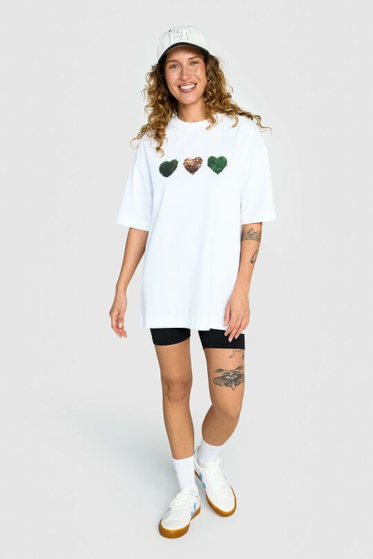 Short sleeves cotton T-shirt UNITY OF NATURE 11 | WHITE | Audimas