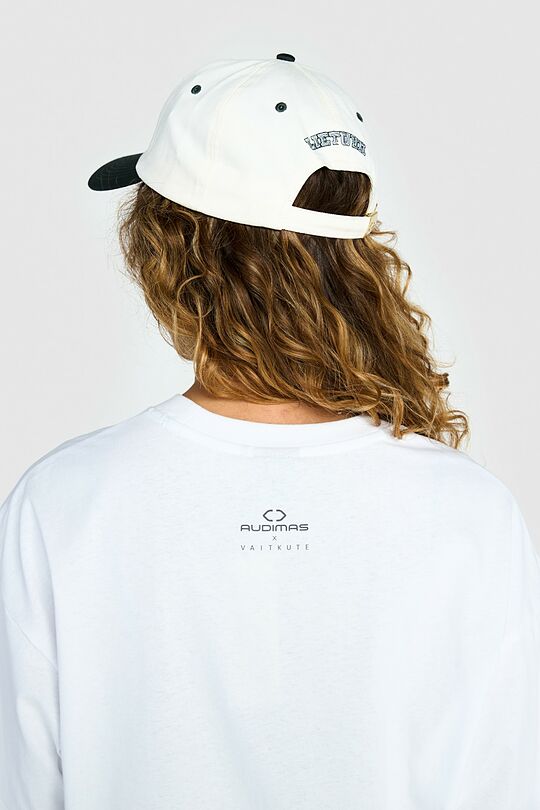 Short sleeves cotton T-shirt UNITY OF NATURE 6 | WHITE | Audimas