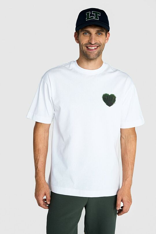 Short sleeves cotton T-shirt  QUEEN OF THE GRASS SNAKES 3 | WHITE | Audimas