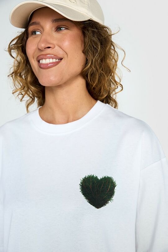 Short sleeves cotton T-shirt  QUEEN OF THE GRASS SNAKES 8 | WHITE | Audimas