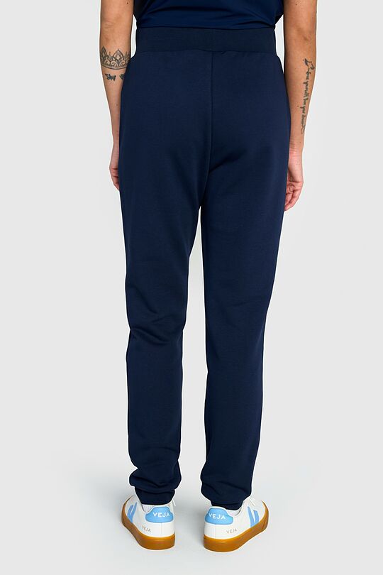 Tapered cotton French terry sweatpants 3 | BLUE | Audimas
