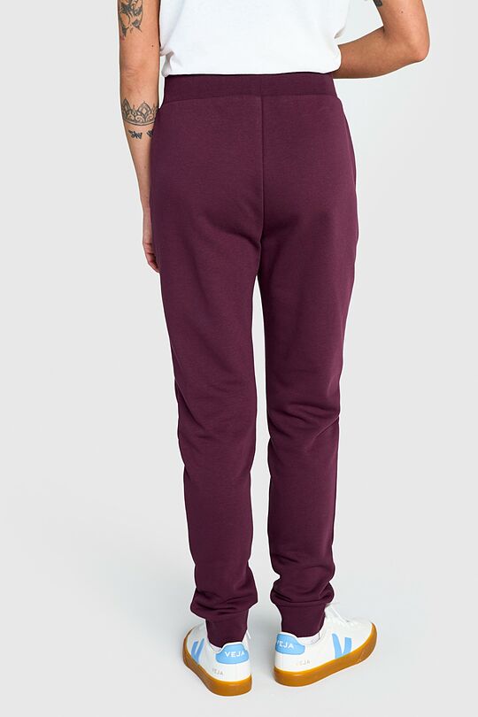 Tapered cotton French terry sweatpants 3 | PURPLE | Audimas