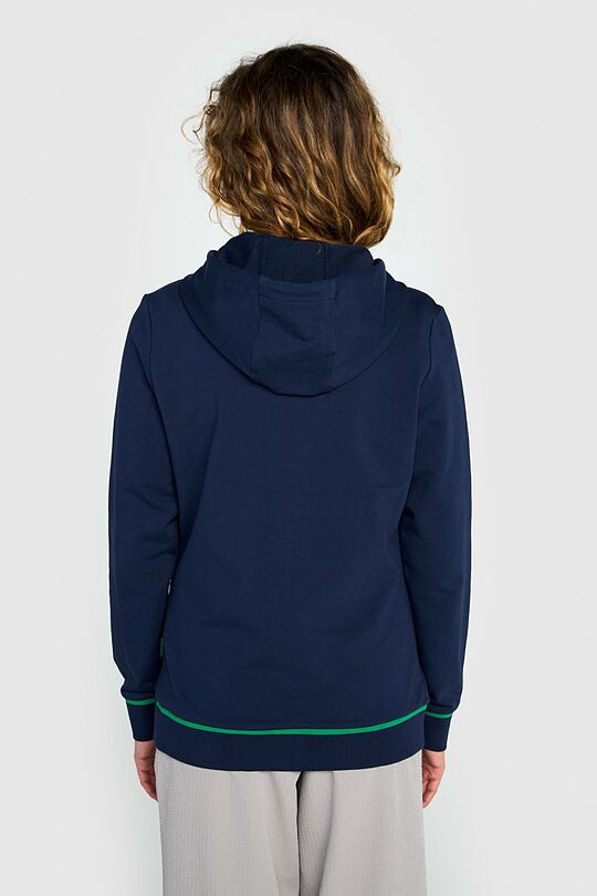 National collection cotton full-zip hoodie 3 | BLUE | Audimas