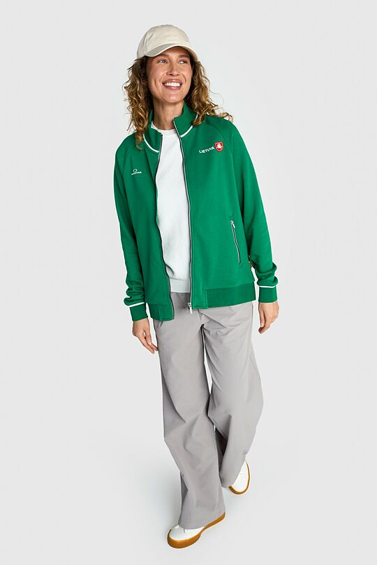 National collection cotton full-zip club jacket 6 | GREEN | Audimas