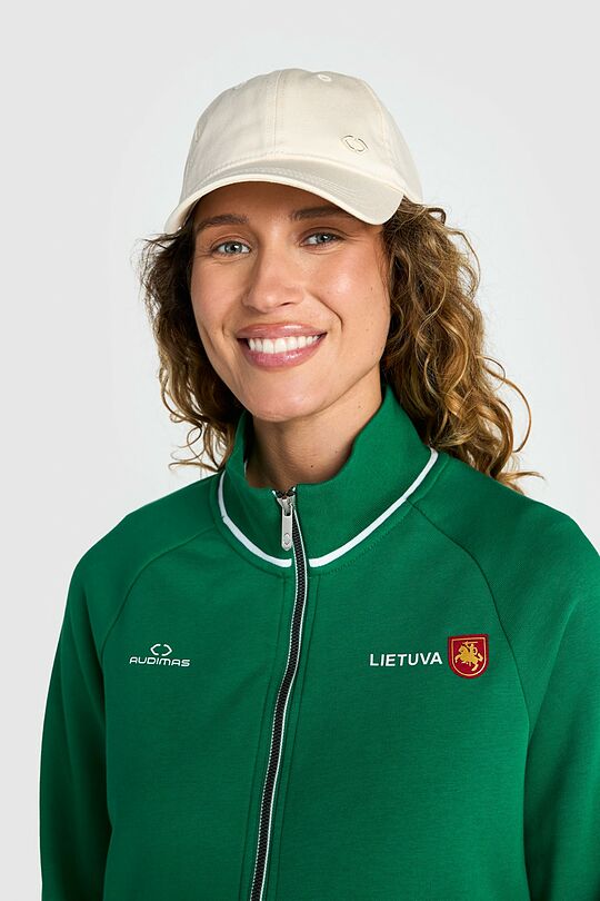 National collection cotton full-zip club jacket 4 | GREEN | Audimas