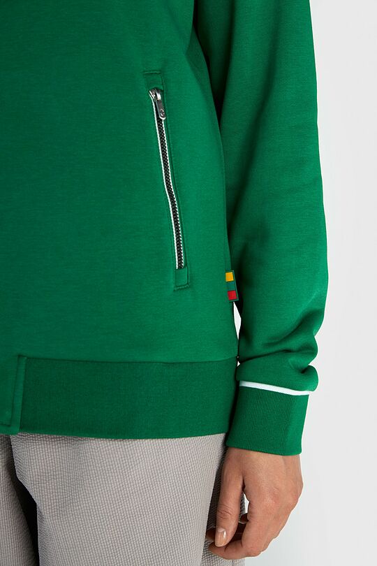 National collection cotton full-zip club jacket 5 | GREEN | Audimas
